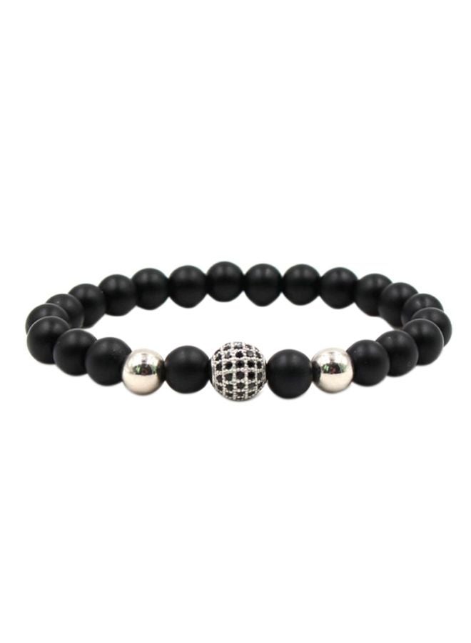 شاربدو سوار من الخرز بتصميم مطاطي