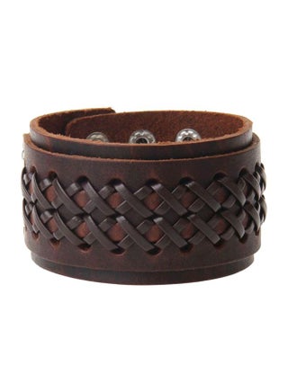 Two Layers Weave Leather Bracelet - v1610355373/N20131506A_1