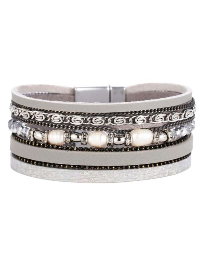 Sharpdo Multi-Layer Wrap Magnet Buckle Bracelet - Image 1