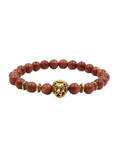 Lion Design Beaded Bracelet