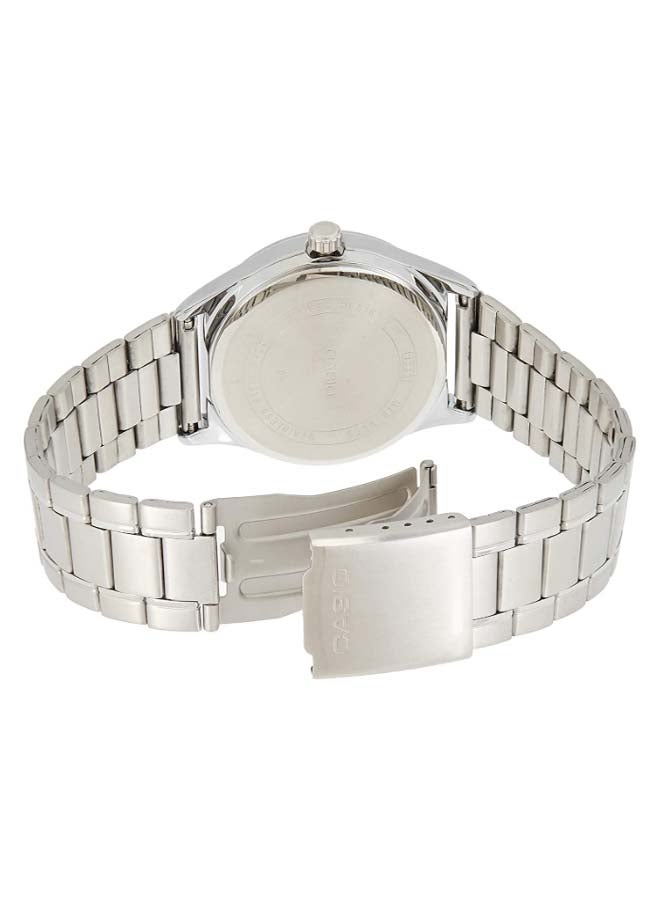 CASIO Men's Stainless Steel Analog Wrist Watch MTP-V006D-7B2UDF - 38 mm - Silver - Image 3