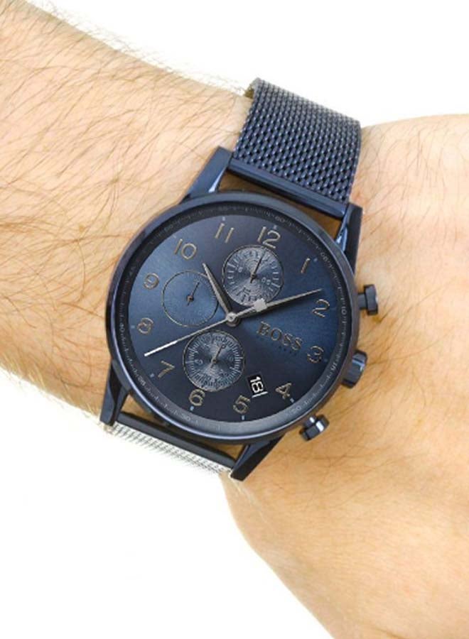 HUGO BOSS Men's Navigator Chronograph Wrist Watch 1513538  - Image 5