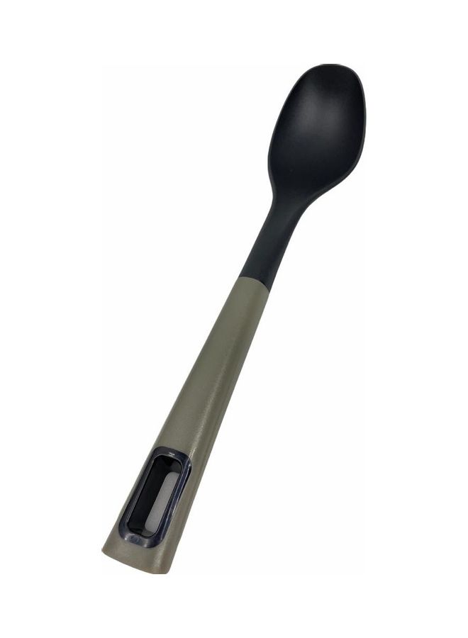 Heat Resistant Serving Spoon Grey/Black 
