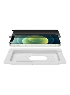 belkin iPhone 12 Mini Premium Tempered Glass Screen Protector - Clear And Crystal-Clear Clarity, Enhanced Privacy And Antimicrobial Protection Clear  - Image 3