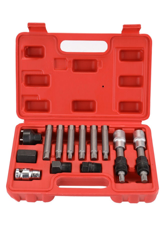 Generic - 13-Piece Generator Belt Removal Tool Set With Case Multicolour - Image 1