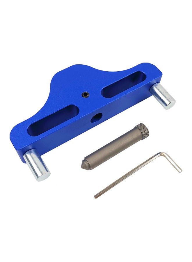 مقياس علامات مركز سكريبر أزرق/ فضي/ رمادي