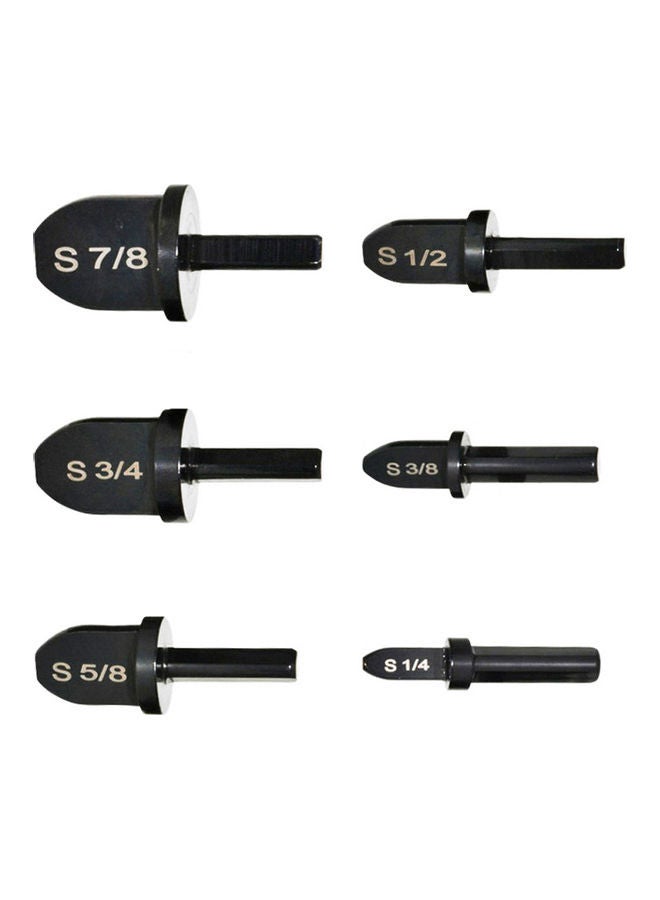 6-Piece Pipe Expander Black 6 x 5 x 6cm