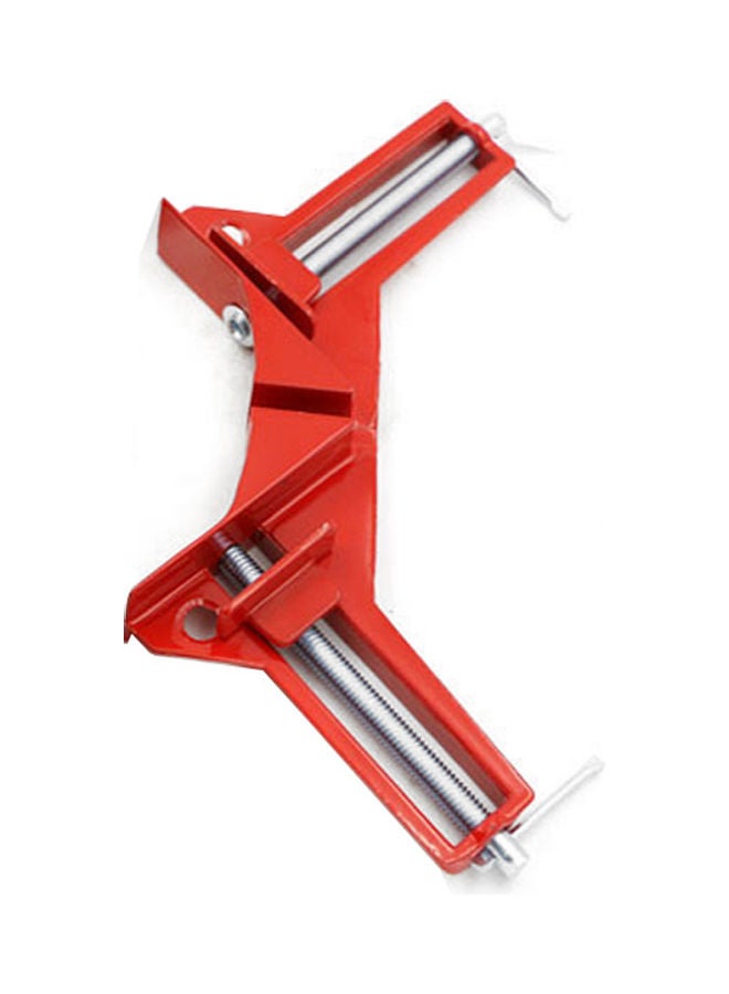 Right Angle Picture Frame Corner Clamp Woodworking Tool Red/Silver 20x5x15cm  - Image 1