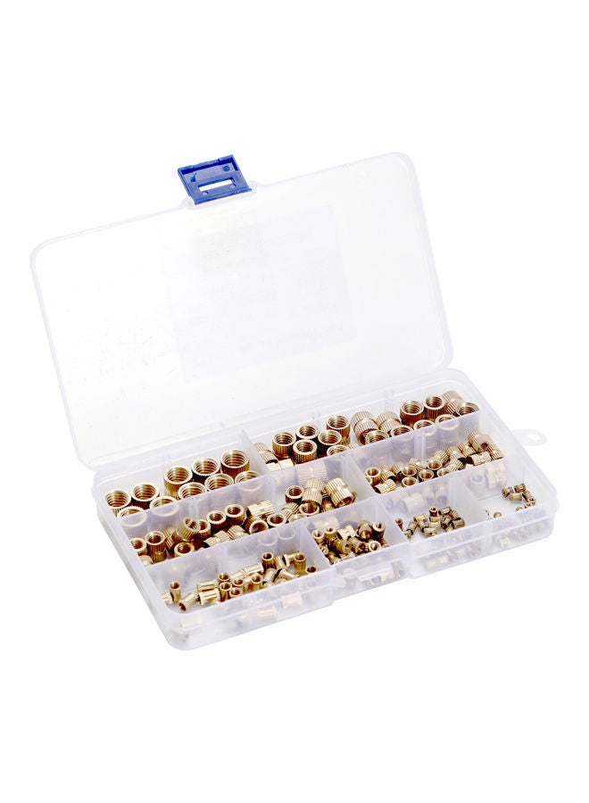 210 Pieces Brass Nuts multicolour 17.5x2.2x10.3cm - Image 1