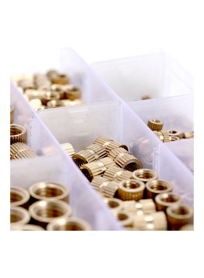 210 Pieces Brass Nuts multicolour 17.5x2.2x10.3cm - Image 2