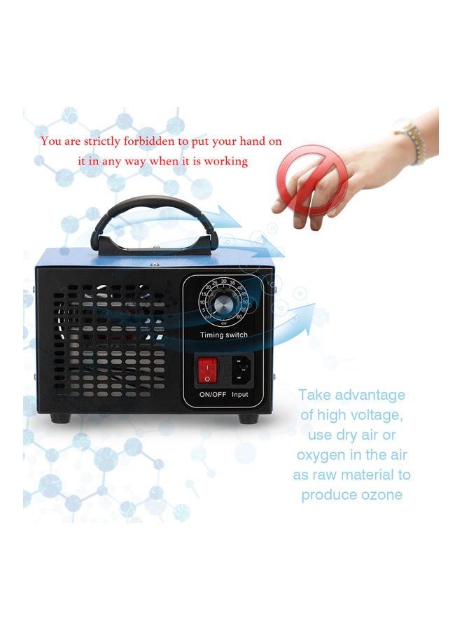 Generic - Portable Ozone Machine Generator Air Filter Purifier multicolour 28.5x17.5x19cm - Image 1