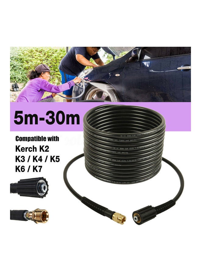 Flexible High Pressure Hose Black 25x5x25cm - Image 5