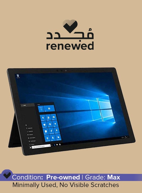 Renewed - Surface Pro 6 Convertibile-2-In-1 Laptop With 12.3Inch Display, Core i5 Processer/8GB RAM/256GB SSD/Intel UHD Graphics 620 Black