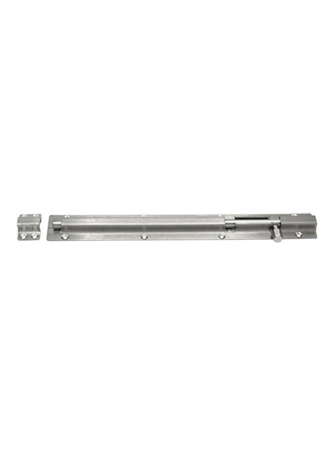 Barrel Bolt Door Sliding Lock Silver 