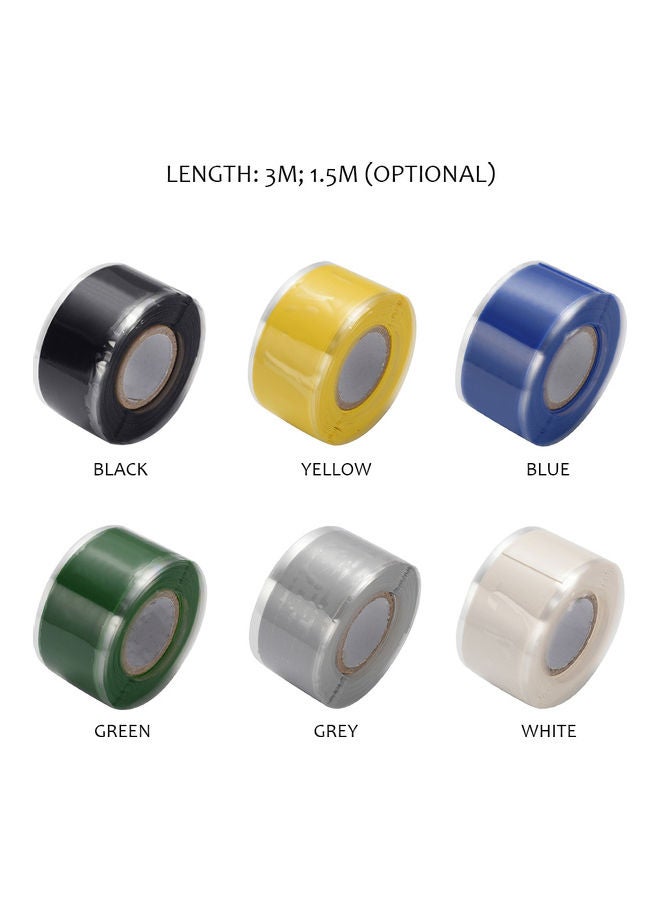 Waterproof Self-adhesive Silicone Tapes Black 7.5x2x7.5cm - Image 4