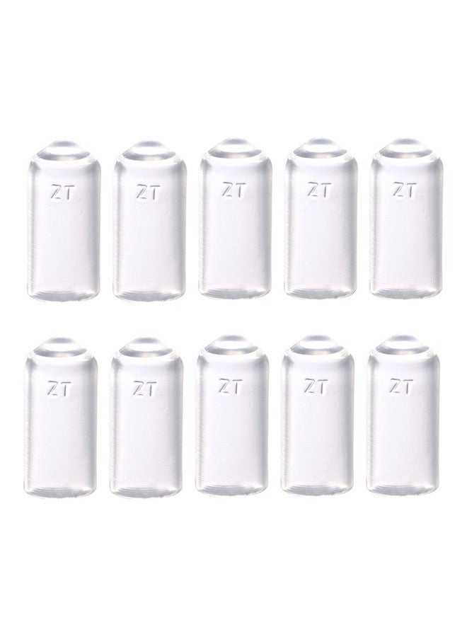 Generic - 10-Piece Transparent Airbrush Cap Spray Bottle multicolour 8x1x6cm - Image 1