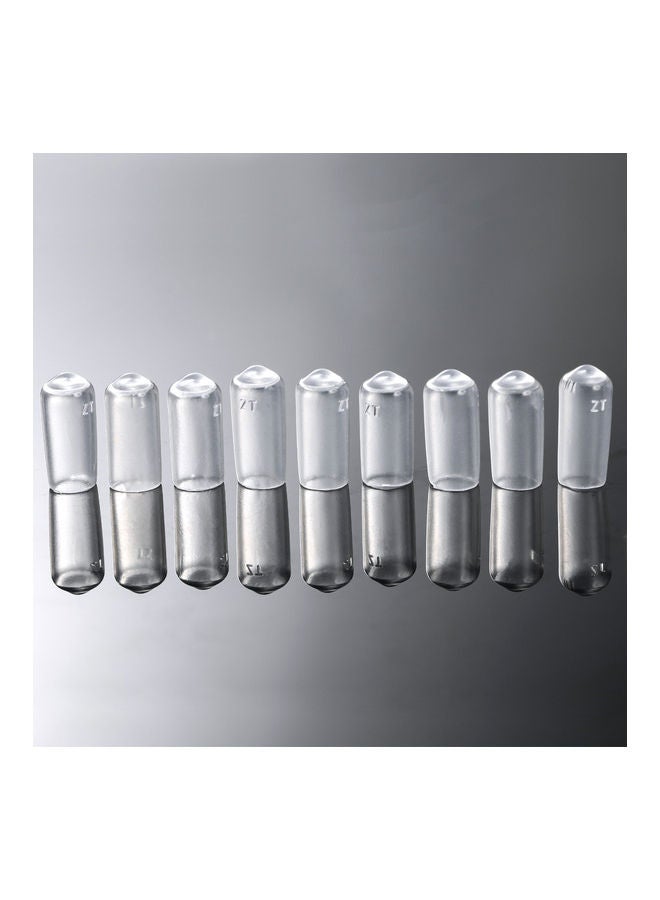 Generic - 10-Piece Transparent Airbrush Cap Spray Bottle multicolour 8x1x6cm - Image 1