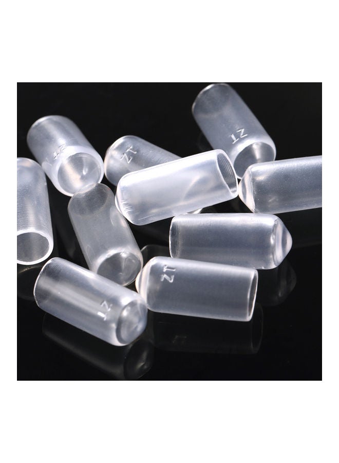 Generic - 10-Piece Transparent Airbrush Cap Spray Bottle multicolour 8x1x6cm - Image 1