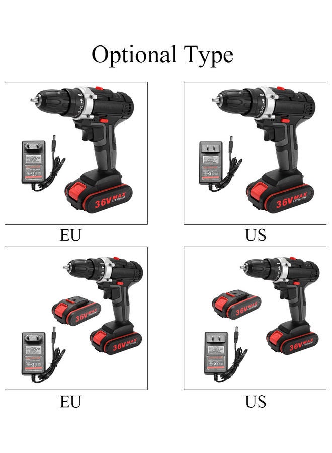 Generic - Multifunctional Electric Impact Cordless Drill multicolour 27.5x6.5x25cm - Image 1