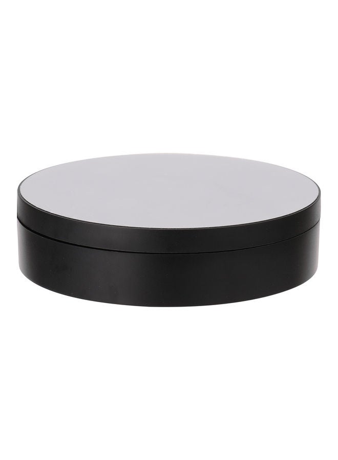 360 Degree Electric Rotating Turntable Display Stand Black 15.5x4.1x14.2cm