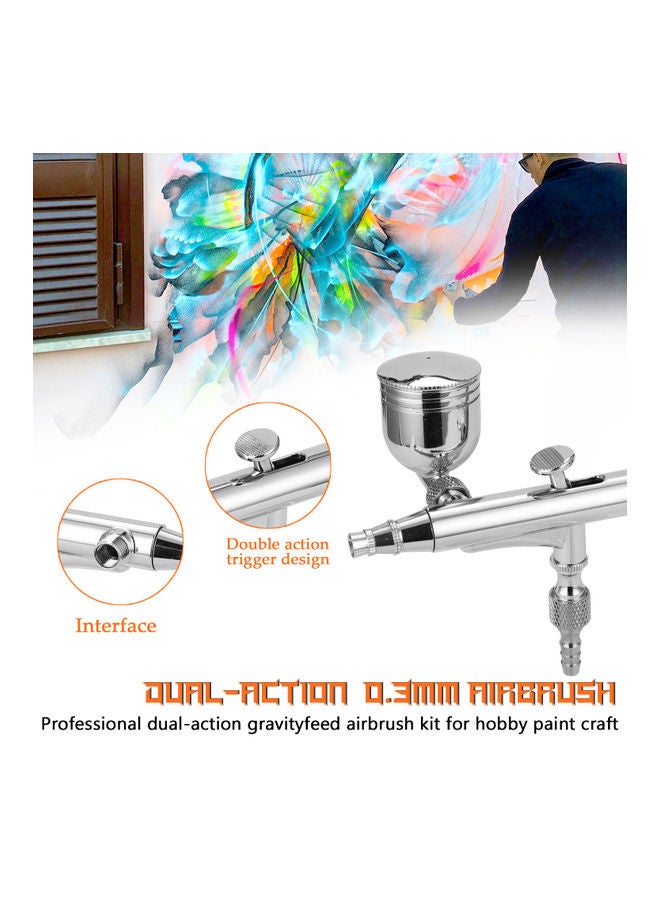 Professional T134 Airbrush Set Multicolor 18.5x5x11cm  - Image 3