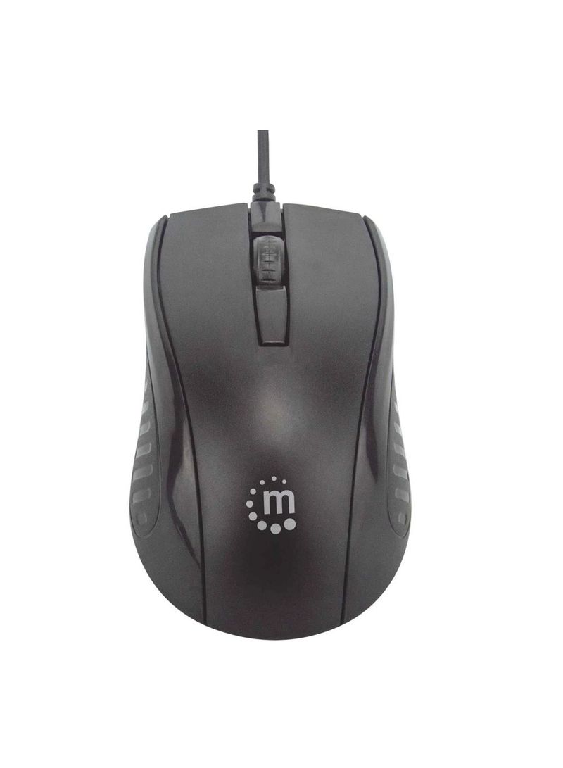 Manhattan - Wired Optical Mouse Black - Image 1