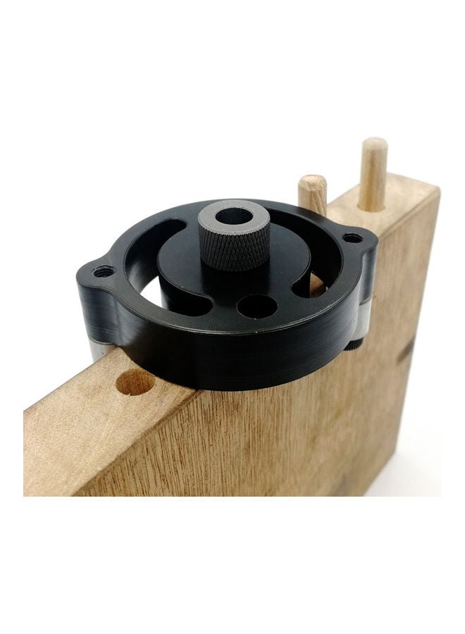 Self-centering Dowel Jig Wood Panel Puncher Hole Black 6.1x5.1x6.1cm - Image 2