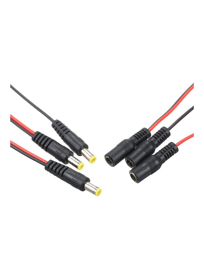 20-Piece DC Power Pigtail Cable Red/Black 21.5x3x15cm  - Image 5