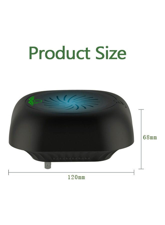 Portable Ozone Air Purifier Black 12.6x7.4x12.6cm - Image 2