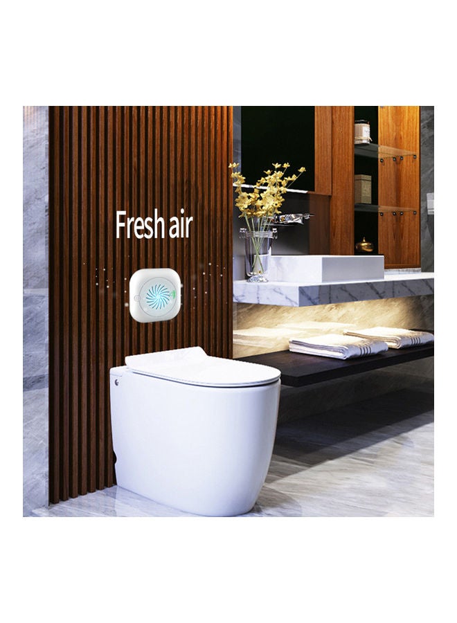 Portable Ozone Air Purifier Black 12.6x7.4x12.6cm - Image 3