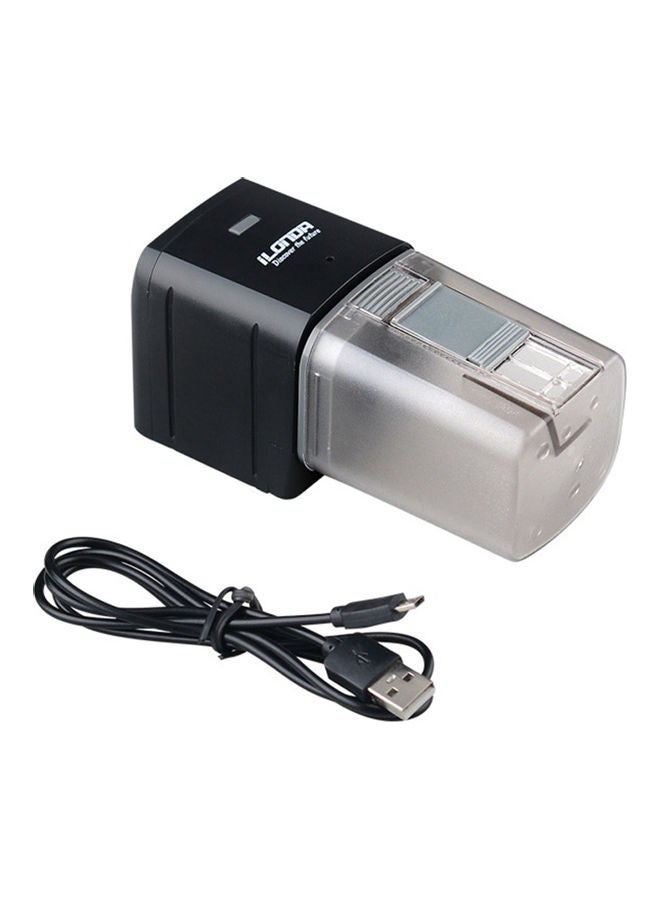 Wifi Remote APP Control Automatic Aquarium Fish Can Black 20x7x8cm  - Image 1