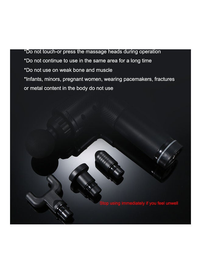 مسدسات تدليك كهربائية محمولة تعمل بالاهتزاز بقوة 12 فولت أسود 32.5x10x23سم - Image 2