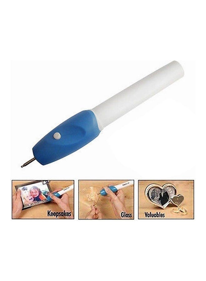 Metal Plastic Glass Wood Jewelry Engrave Pen Multicolour 15 x 2.5 x 2.5cm  - Image 1