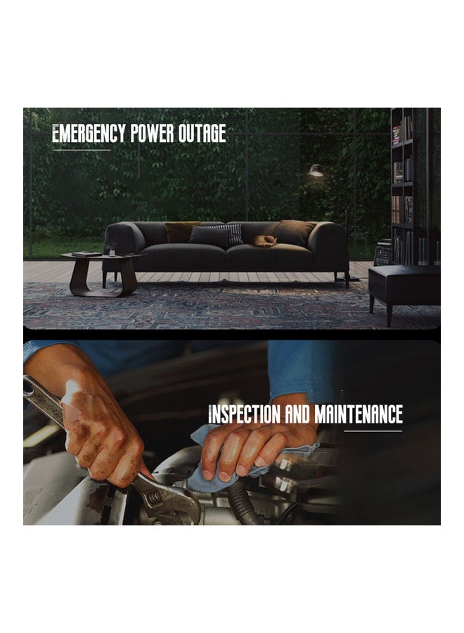 Outdoor Portable LED Camping Light USB Rechargeable Bright Lantern Emergency Lamp multicolour 13.5x5.5x13.5cm - Image 2