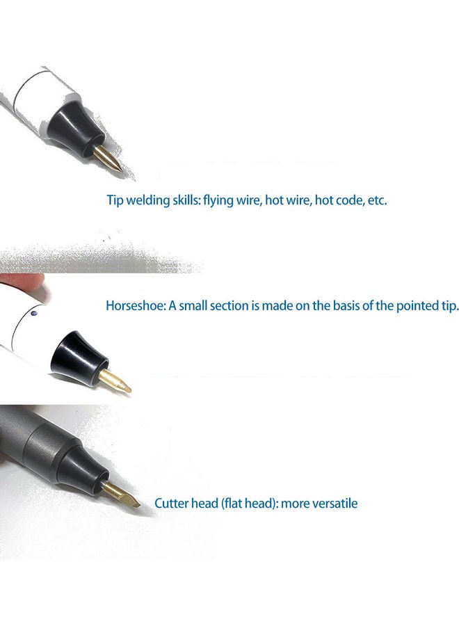 USB Portable Soldering Iron Black 16 x 2 x 2cm - Image 2