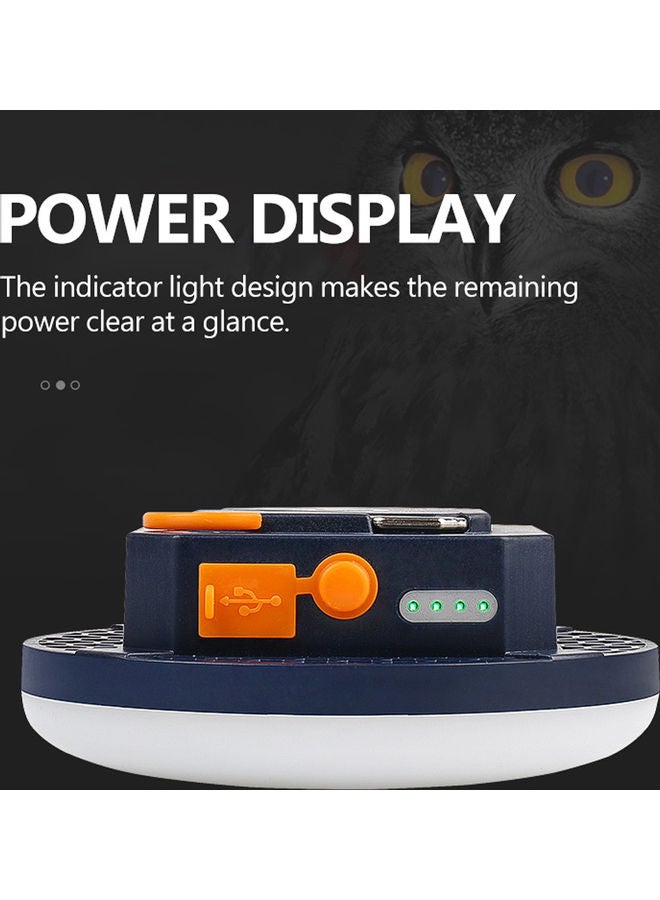 Outdoor Portable LED Camping Light USB Rechargeable Bright Lantern Emergency Lamp multicolour 13.5x5.5x13.5cm - Image 2