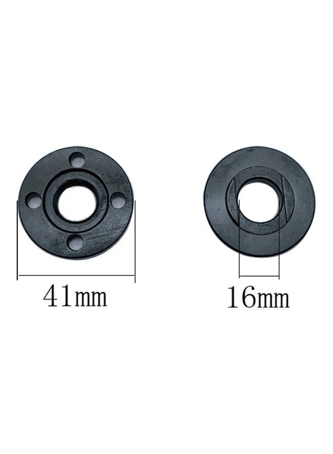 2-Piece Angle Grinder Inner Flange Outer Lock Nut Set Black - Image 2
