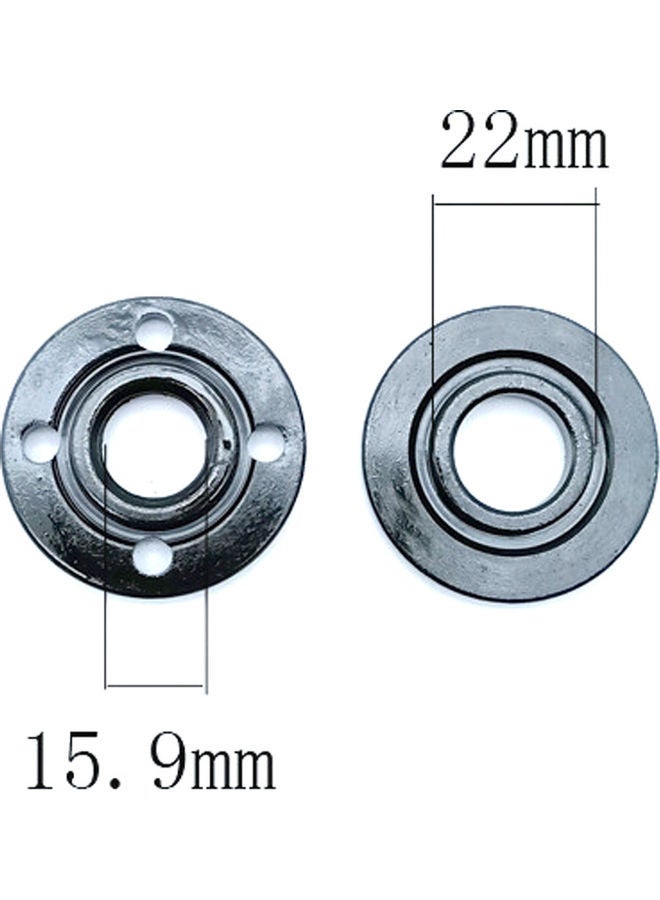 2-Piece Angle Grinder Inner Flange Outer Lock Nut Set Black - Image 4
