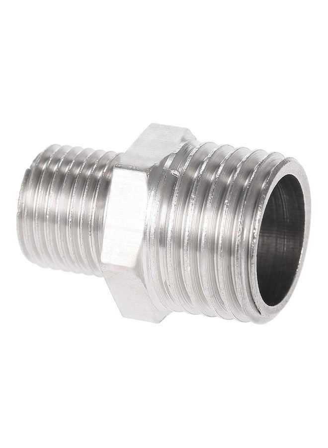 Generic - Professional 2 Pieces Airbrush Hose Male Brush Connector Silver - Image 1