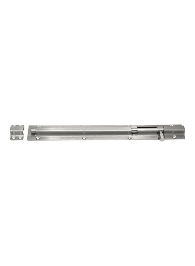 Barrel Bolt Door Sliding Lock Silver 