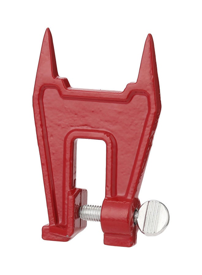 Iron Chainsaw Bracket Red 16 x 2.3 x 8.5cm - Image 1