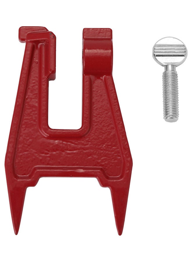 Iron Chainsaw Bracket Red 16 x 2.3 x 8.5cm - Image 2