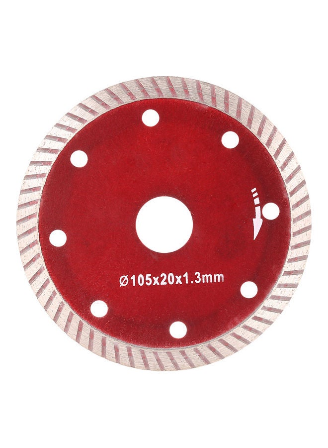 Diamond Cutting Disc Saw Bit Red 10.5x0.2x10.5cm  - Image 1