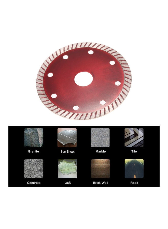 Diamond Cutting Disc Saw Bit Red 10.5x0.2x10.5cm  - Image 5