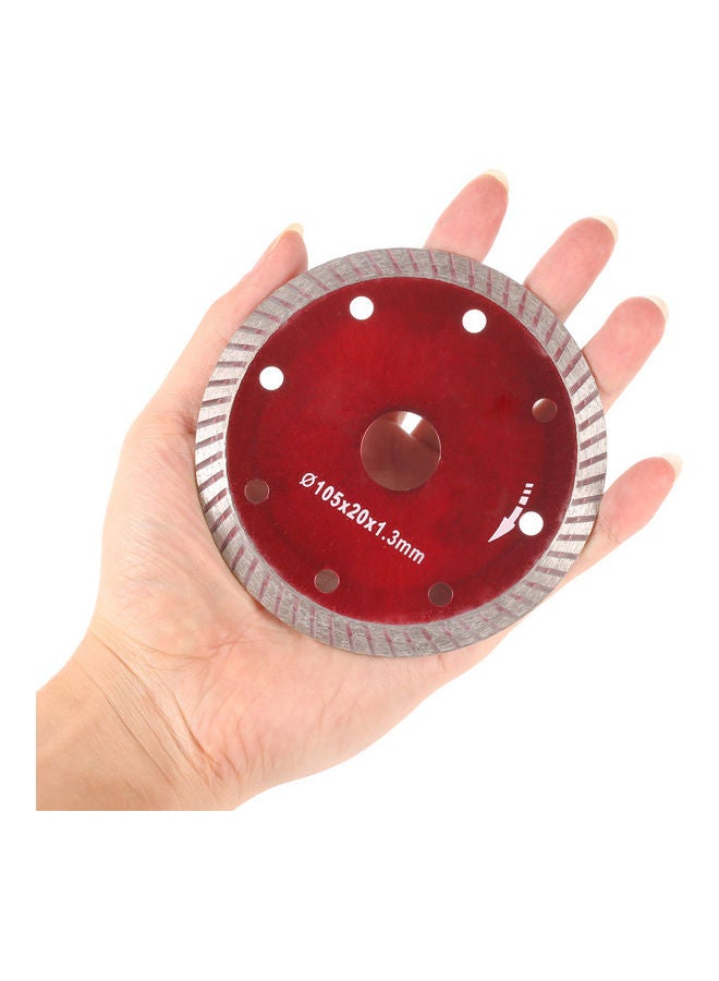 Diamond Cutting Disc Saw Bit Red 10.5x0.2x10.5cm  - Image 3