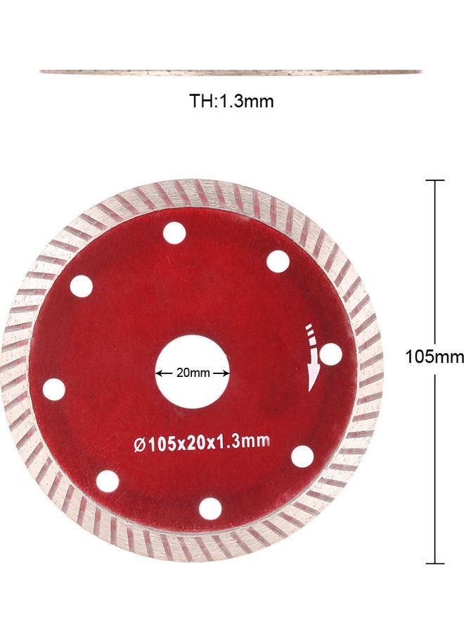 Diamond Cutting Disc Saw Bit Red 10.5x0.2x10.5cm  - Image 4