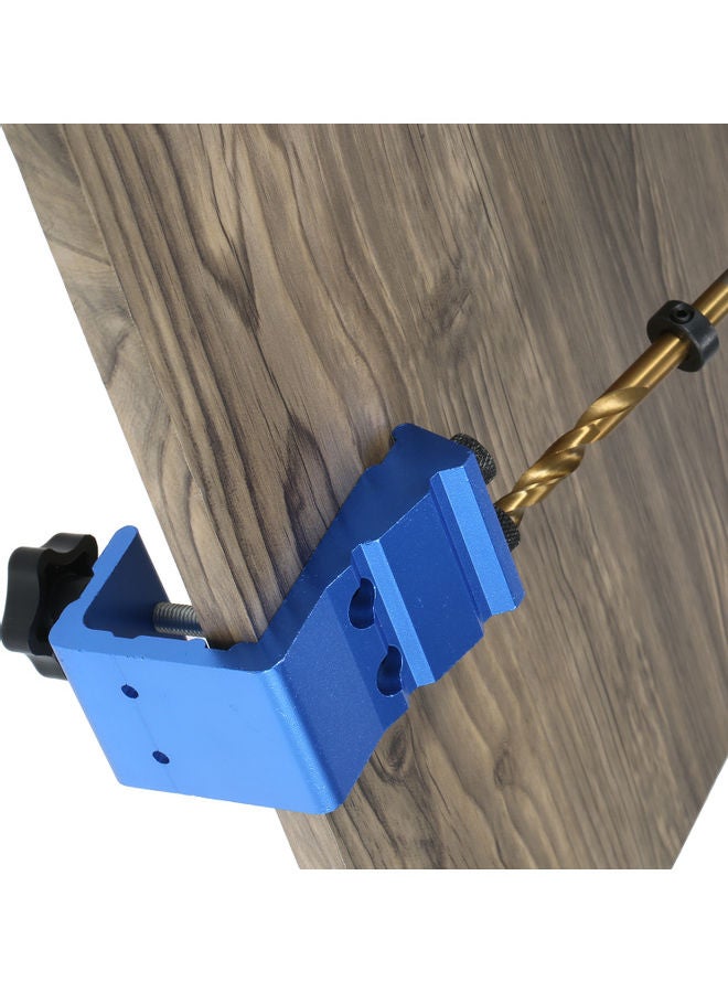 All In One Aluminum Pocket Hole Jig Kit Blue 18.5 x 5.5 x 11cm  - Image 3
