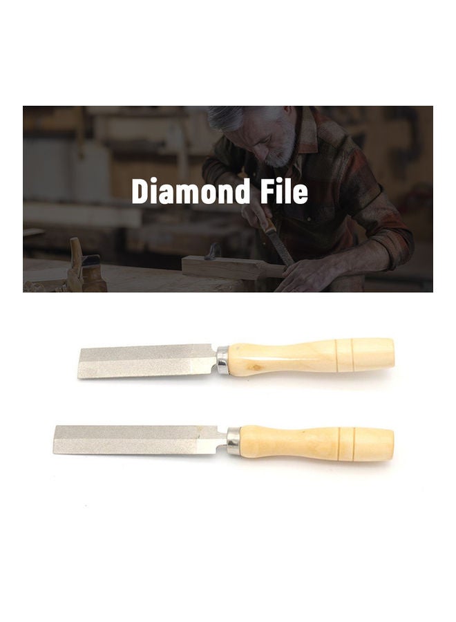Diamond Wood Carving Tool Brown/Silver 25x3x7cm  - Image 5