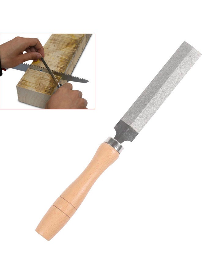 Diamond Wood Carving Tool Brown/Silver 25x3x7cm  - Image 2