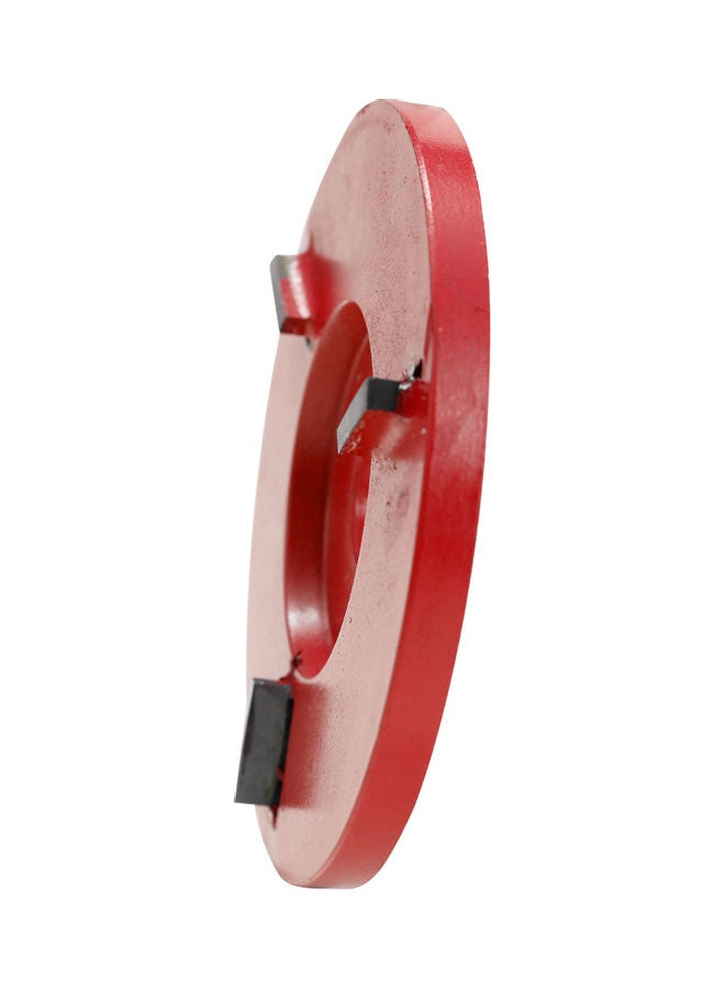 Three Teeth Turbo Plane Wood Carving Disc Red 18x1x14.5cm - Image 4